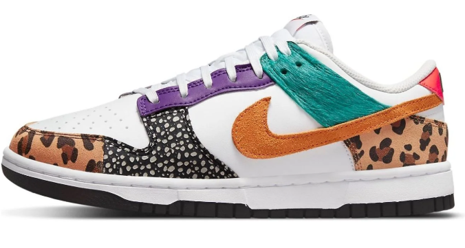 (WMNS) Nike Dunk Low SE 'Safari Mix' (DN3866-100)