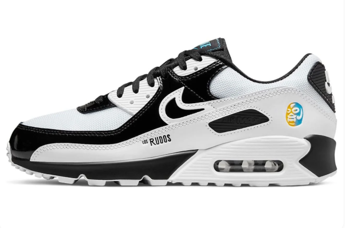 Nike Air Max 90 'Lucha Libre' DM6178-010 – Black/White/Blue/Yellow