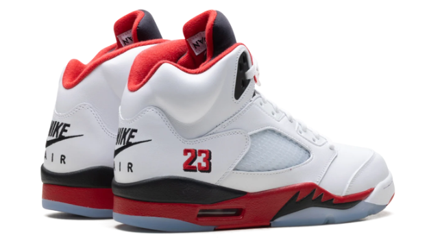 Air Jordan 5 'Fire Red / Black Tongue' | HQ7978-101