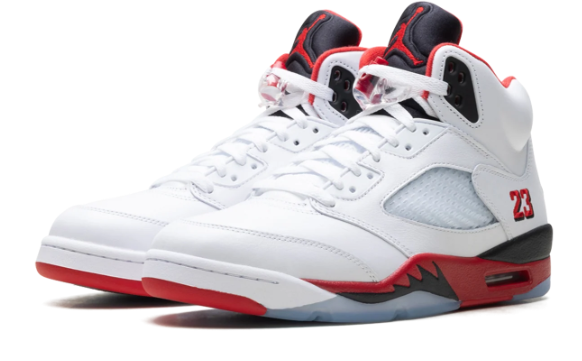 Air Jordan 5 'Fire Red / Black Tongue' | HQ7978-101