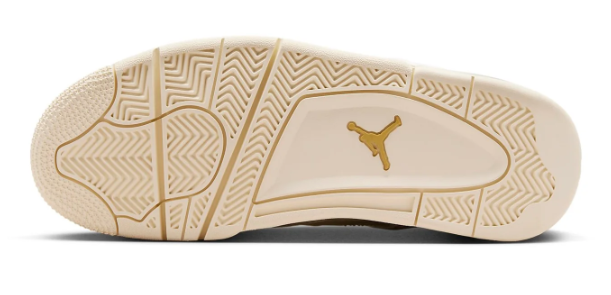 (WMNS) Air Jordan 4 Retro 'Metallic Gold' (AQ9129-170)