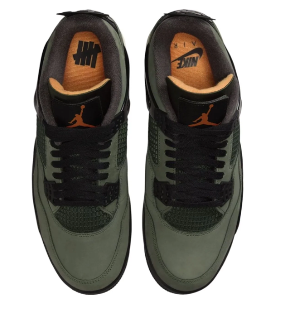 Air Jordan 4 x Undefeated 'Deep Green' | IB1519-200