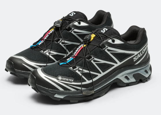 Salomon XT-6 GTX 'Black/Footwear Silver' Trail Running Shoes