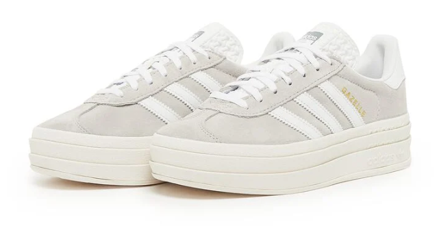 (WMNS) adidas Gazelle Bold 'Grey White' (HQ6893)