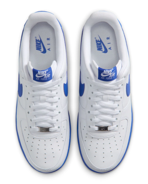 Nike Air Force 1 Low '07 'White / Game Royal' - Men's